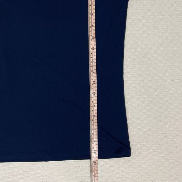 Blumarine Jea Navy Blue V-Neck Top Sailboat Design Size Small Stylish Casual - Picture 5 of 12